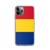 Coque iphone drapeau roumanie souple résistante antichoc