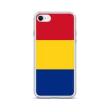 Coque iphone drapeau roumanie souple résistante antichoc