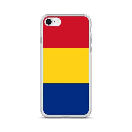Coque iphone drapeau roumanie souple résistante antichoc