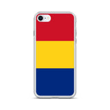 Coque iphone drapeau roumanie souple résistante antichoc