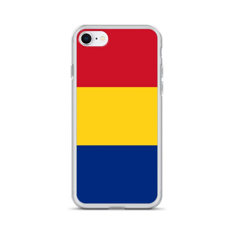 Coque iphone drapeau roumanie souple résistante antichoc