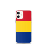 Coque iphone drapeau roumanie souple résistante antichoc