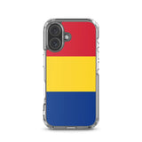 Coque iphone drapeau roumanie souple résistante antichoc