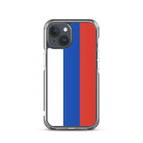Coque iphone drapeau russie souple résistante antichoc