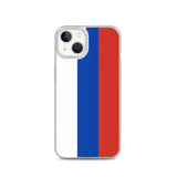 Coque iphone drapeau russie souple résistante antichoc