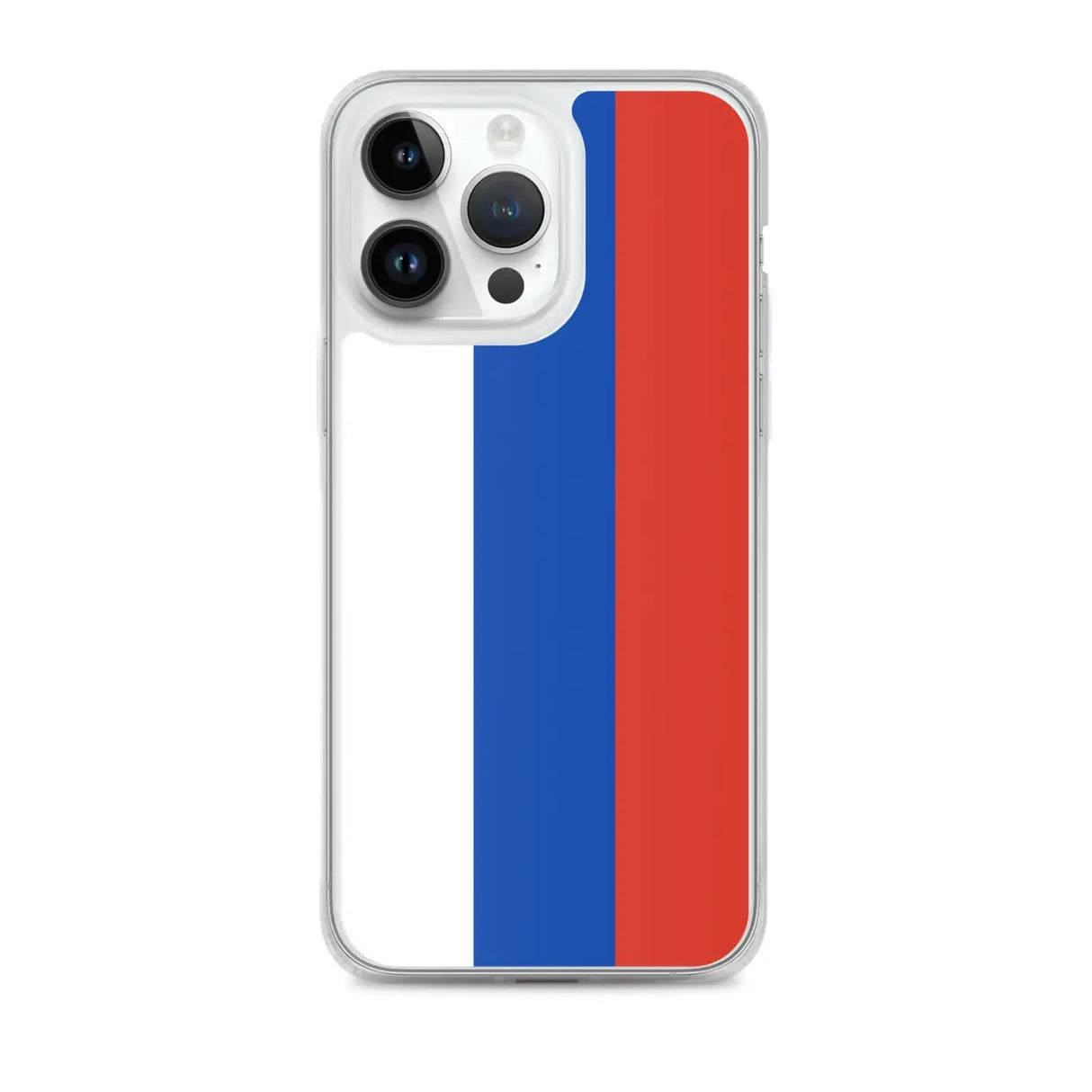 Coque iphone drapeau russie souple résistante antichoc