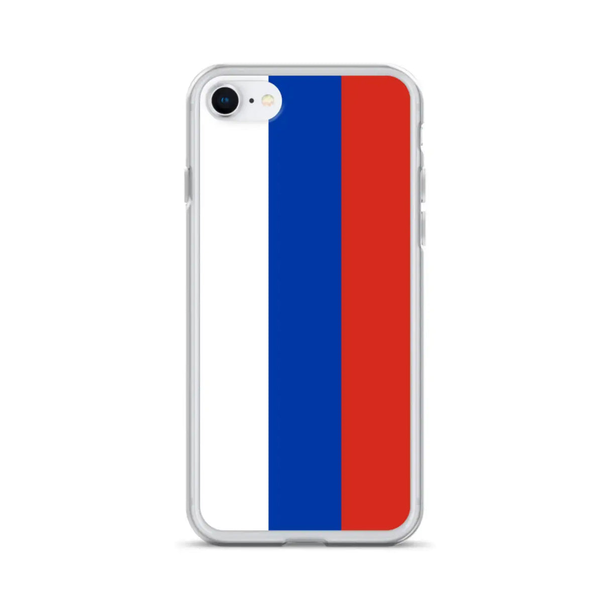 Coque iphone drapeau russie souple résistante antichoc