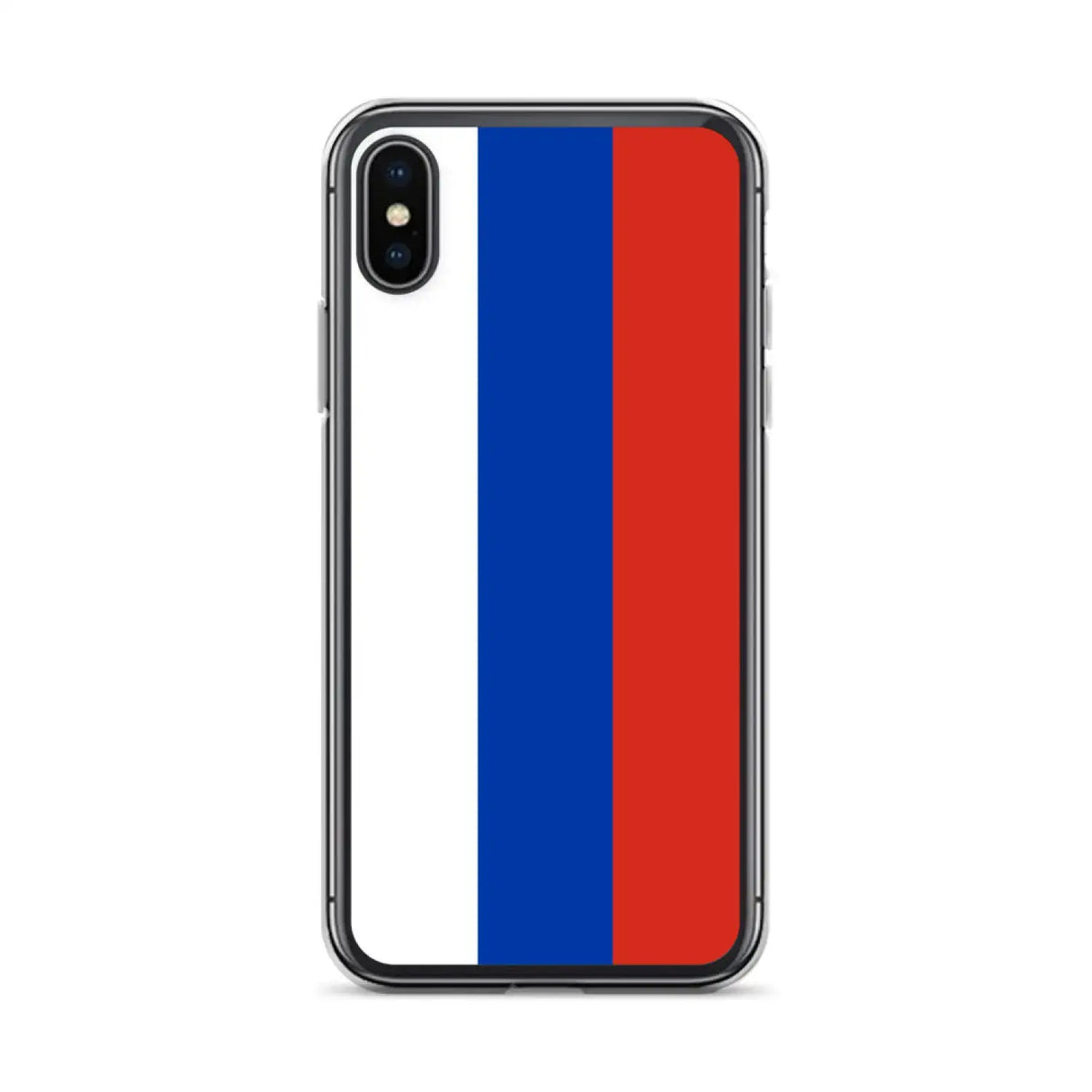 Coque iphone drapeau russie souple résistante antichoc
