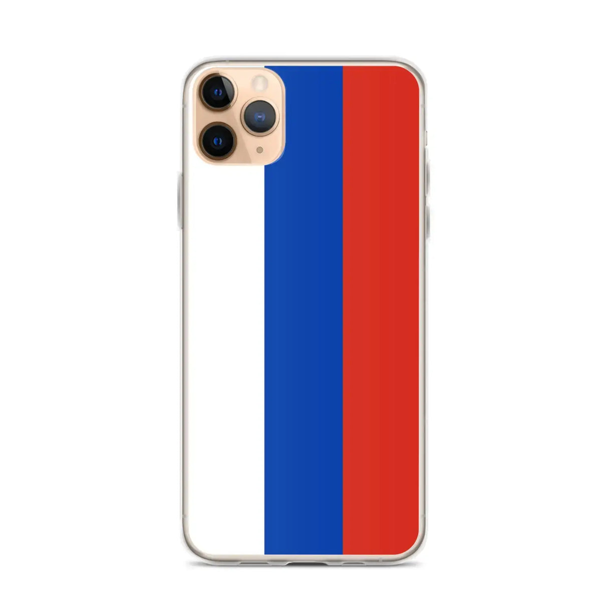 Coque iphone drapeau russie souple résistante antichoc