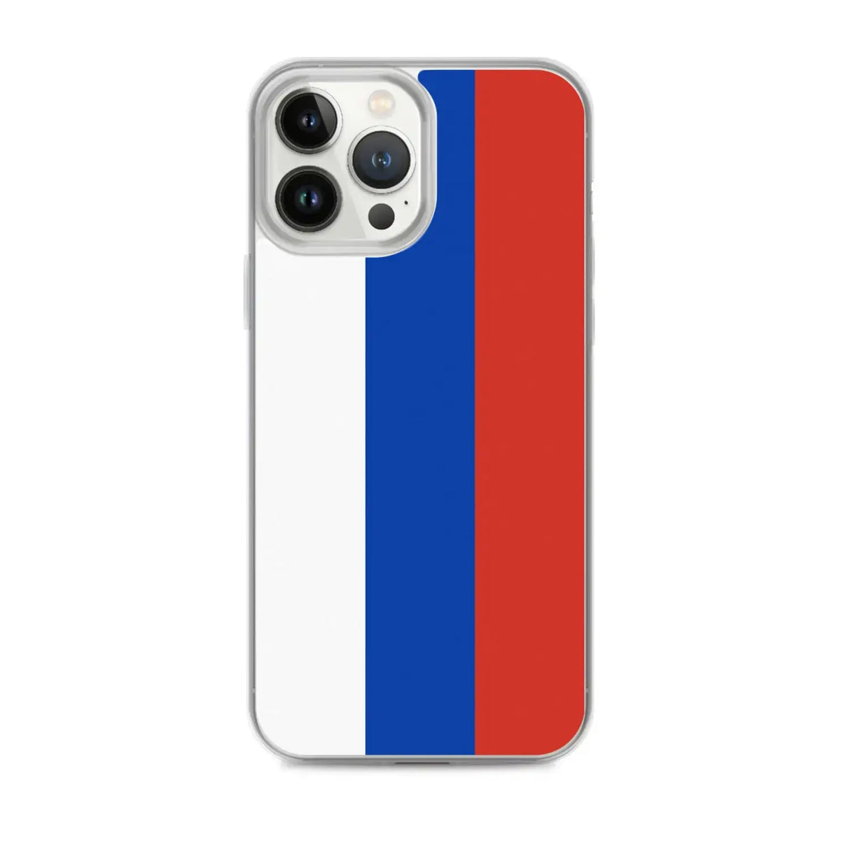 Coque iphone drapeau russie souple résistante antichoc