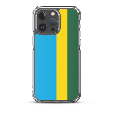 Coque iphone drapeau rwanda souple résistante antichoc