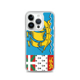 Coque iphone drapeau saint-pierre-et-miquelon souple antichoc