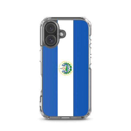 Coque iphone drapeau salvador souple résistant antichoc
