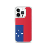 Coque iphone drapeau samoa souple antichoc transparente