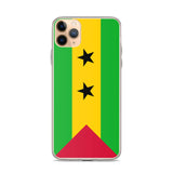 Coque iphone drapeau sao tomé-et-principe souple antichoc