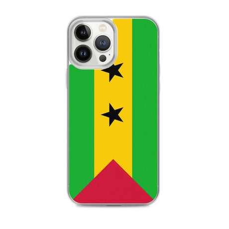 Coque iphone drapeau sao tomé-et-principe souple antichoc
