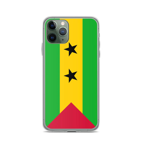Coque iphone drapeau sao tomé-et-principe souple antichoc