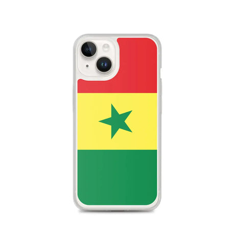 Coque iphone drapeau sénégal souple résistante antichoc