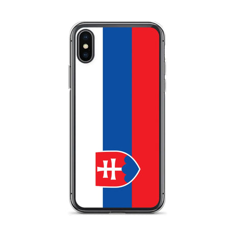 Coque iphone drapeau slovaquie souple antichoc transparente