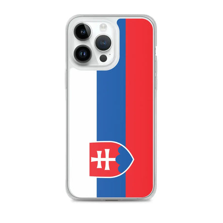 Coque iphone drapeau slovaquie souple antichoc transparente