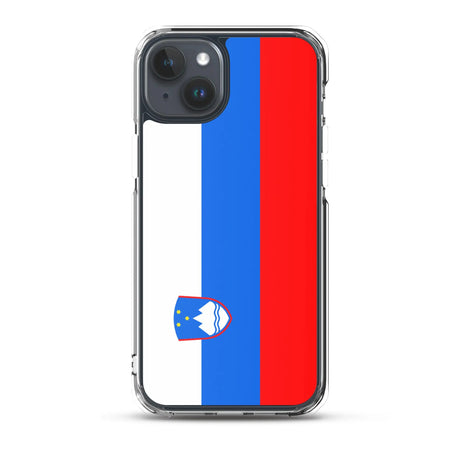 Coque iphone drapeau slovénie souple et antichoc