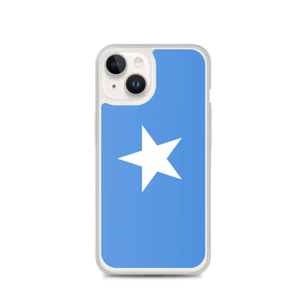 Coque iphone drapeau somalie souple antichoc transparente