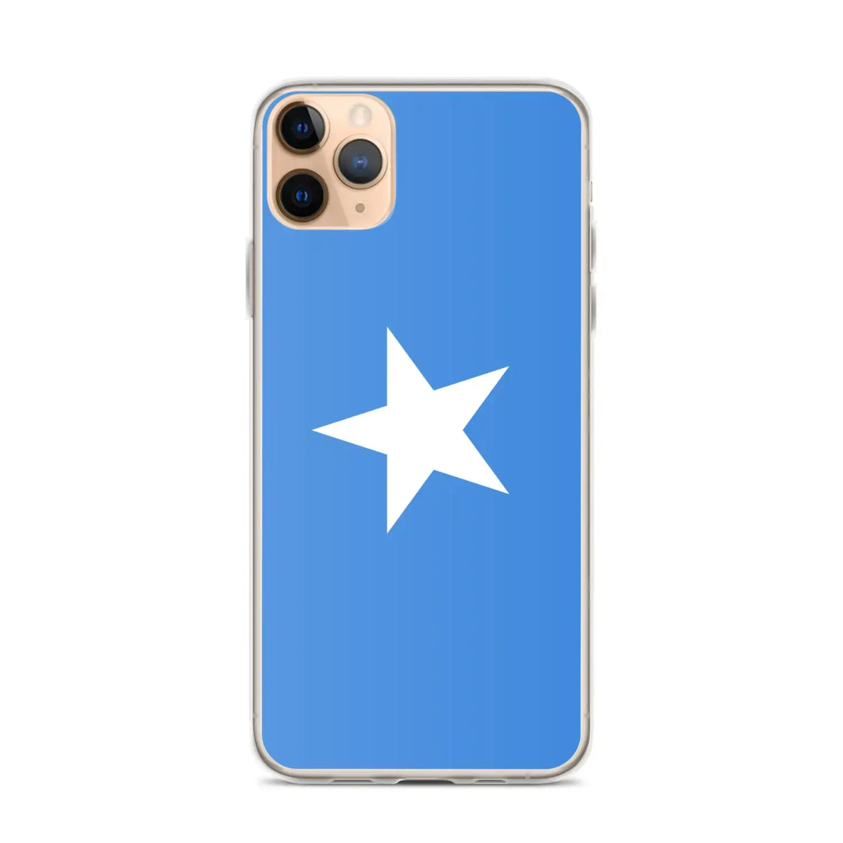 Coque iphone drapeau somalie souple antichoc transparente