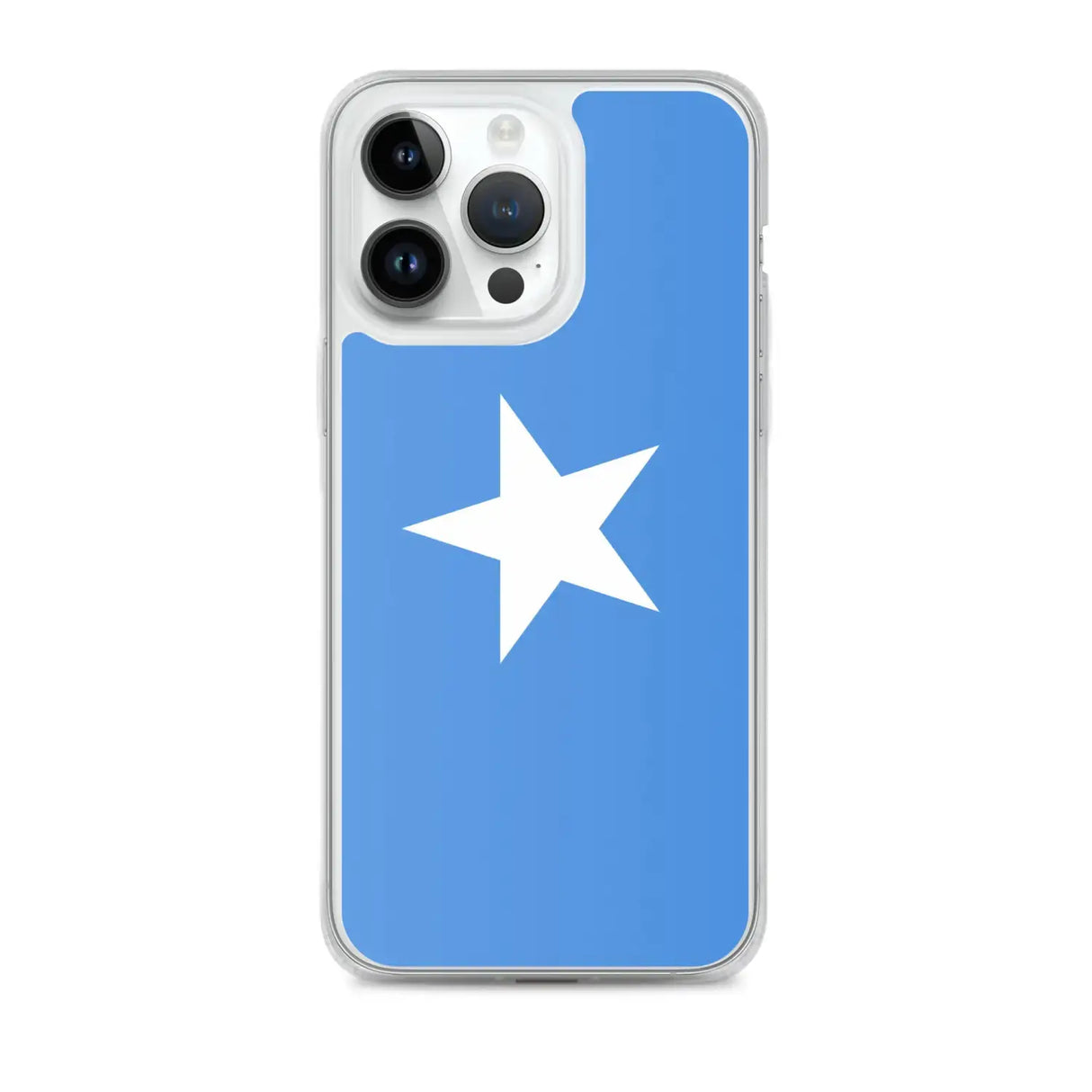 Coque iphone drapeau somalie souple antichoc transparente