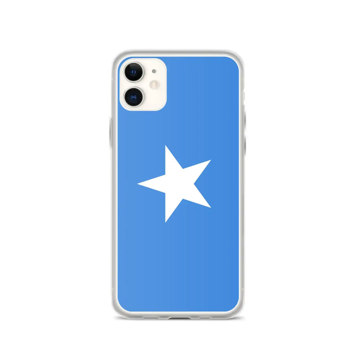 Coque iphone drapeau somalie souple antichoc transparente