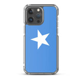 Coque iphone drapeau somalie souple antichoc transparente