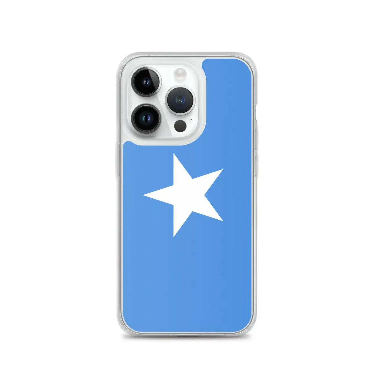 Coque iphone drapeau somalie souple antichoc transparente