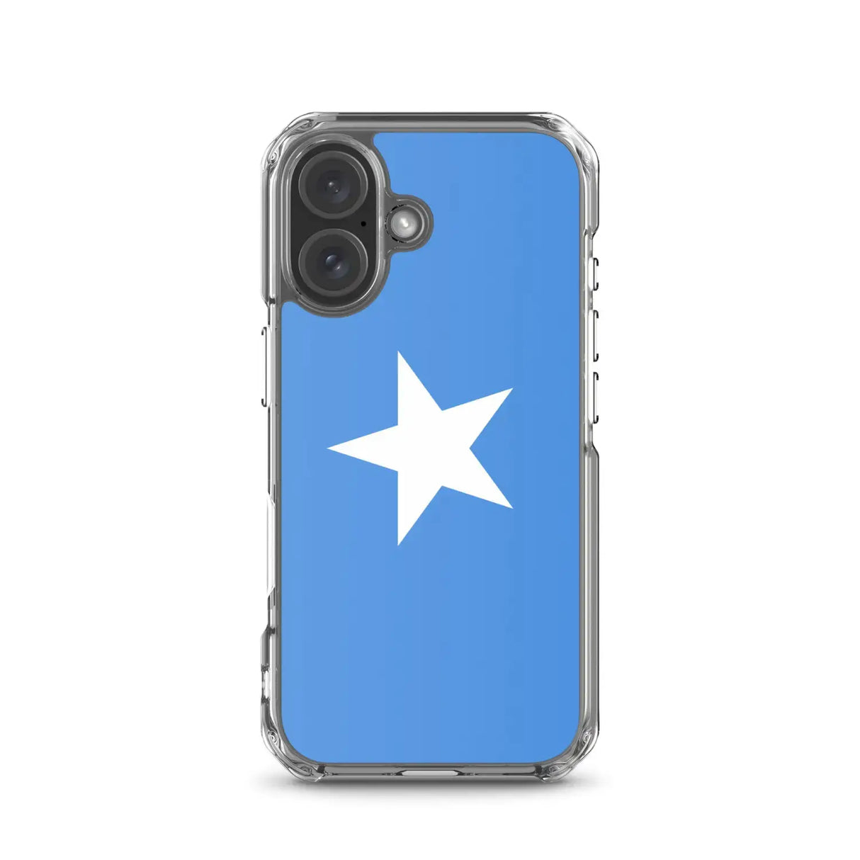 Coque iphone drapeau somalie souple antichoc transparente
