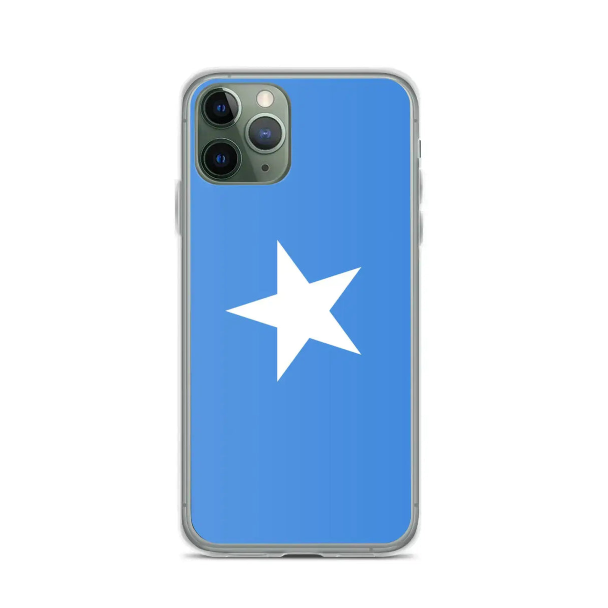 Coque iphone drapeau somalie souple antichoc transparente