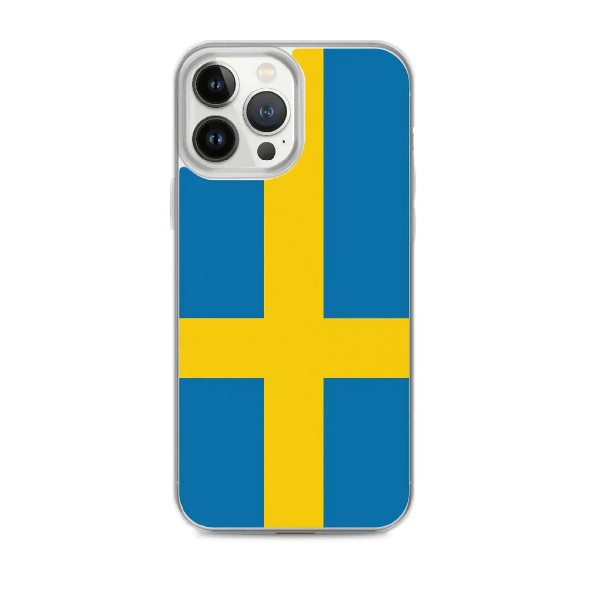 Coque iphone drapeau suède souple antichoc transparente
