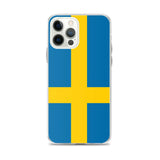 Coque iphone drapeau suède souple antichoc transparente