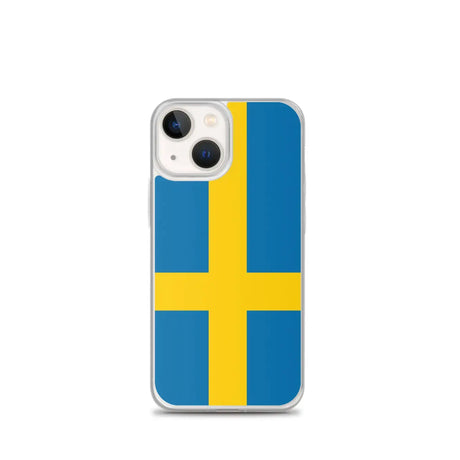 Coque iphone drapeau suède souple antichoc transparente