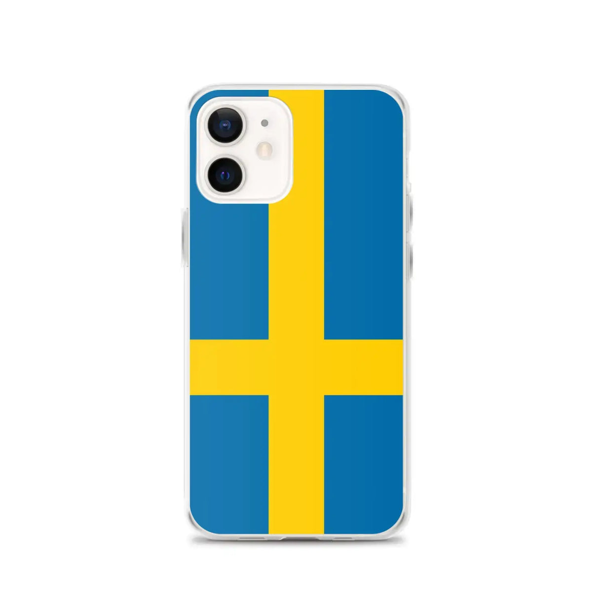 Coque iphone drapeau suède souple antichoc transparente