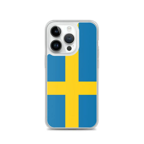 Coque iphone drapeau suède souple antichoc transparente