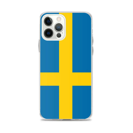 Coque iphone drapeau suède souple antichoc transparente
