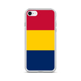 Coque iphone drapeau tchad souple antichoc transparente