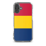 Coque iphone drapeau tchad souple antichoc transparente
