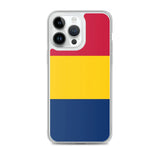 Coque iphone drapeau tchad souple antichoc transparente