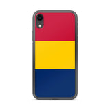 Coque iphone drapeau tchad souple antichoc transparente