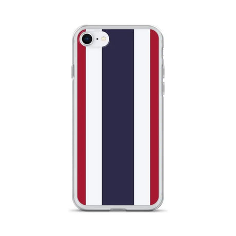 Coque iphone drapeau thaïlande souple antichoc transparente