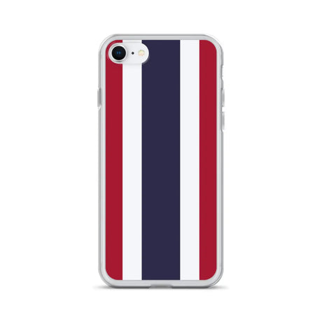 Coque iphone drapeau thaïlande souple antichoc transparente