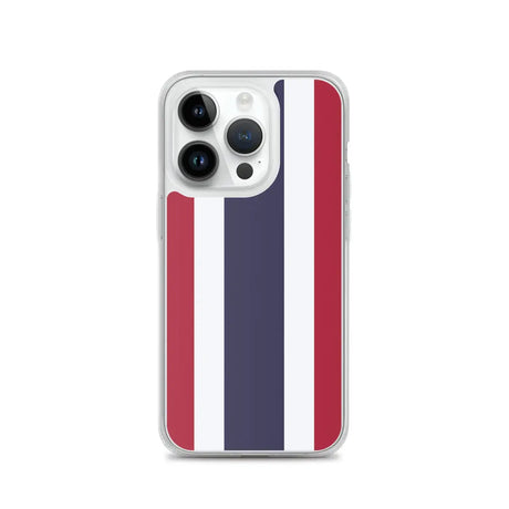 Coque iphone drapeau thaïlande souple antichoc transparente
