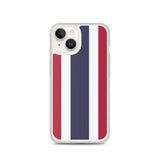 Coque iphone drapeau thaïlande souple antichoc transparente