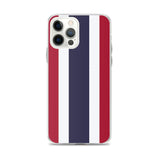Coque iphone drapeau thaïlande souple antichoc transparente