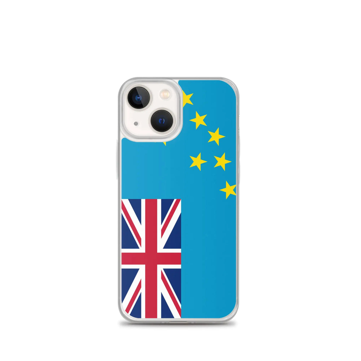 Coque iphone drapeau tuvalu souple antichoc transparente
