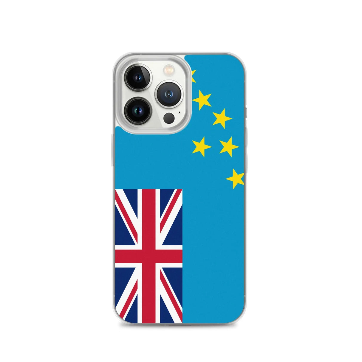 Coque iphone drapeau tuvalu souple antichoc transparente
